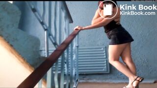 Pull up that skirt to shit for us