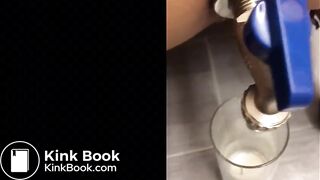 pee&milk enema japanese amateur