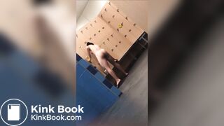 Phat booty in locker room