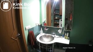 Woman pooping in Toilet 146