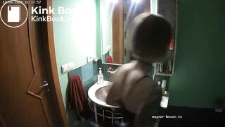 Woman pooping in Toilet 146