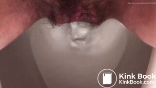Gaping Hairy Pussy Shit 3