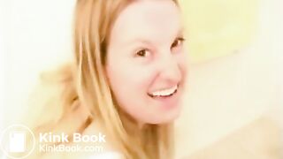 Blond takes a big wet dump