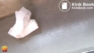 Asian diahrrea in the stairs