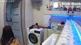 Woman pooping in Toilet 121