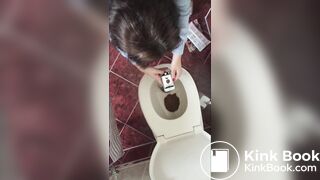 Overhead Toilet Voyeur 2 - video 2