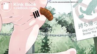 Animated scat girl dog