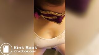 bj and cumming to shit in bathroom