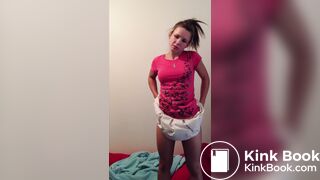 AI 4k Upscale Blond Teen Desperate Panty Poop (Part2)