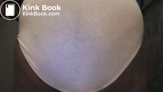 Girl poops white panties - video 2