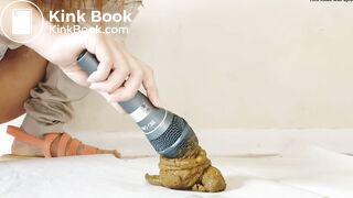 Creamy shit on the floor - video 2