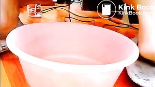 Chinese Amateur Shitting around her house (Compilation)