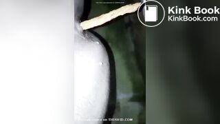 Sri Lankan Lady Shitting in Squat Toilet