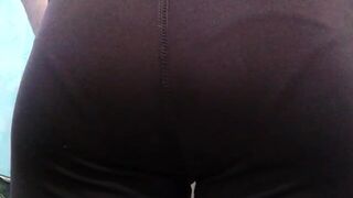 Purple Leggings Panty Poop