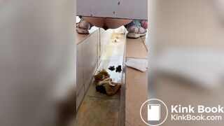 Chinese girl with diarrhea after eating barbecue