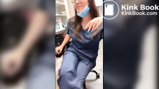 Nurse farts - video 2