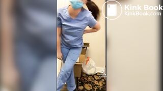 Nurse farts - video 2