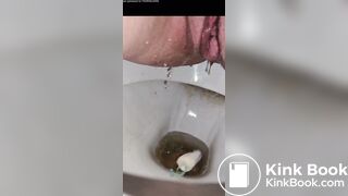 Girl with sloppy poop