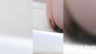 Pooping again after anal sex