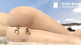 Sleeping giantess suprise.