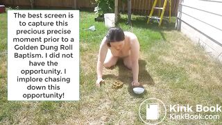 She doesn't just eat shit, she worships it