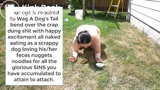 She doesn't just eat shit, she worships it