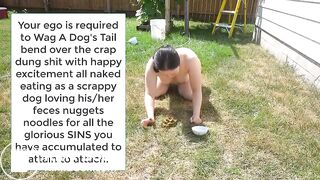 She doesn't just eat shit, she worships it