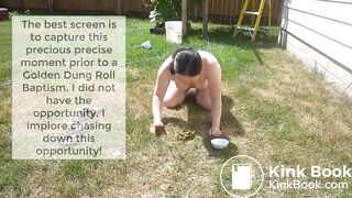 She doesn't just eat shit, she worships it