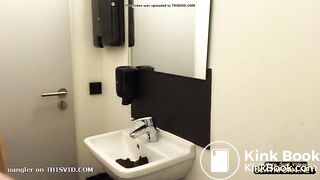 woman poops in the bathtub