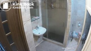 Woman pooping in Toilet 139