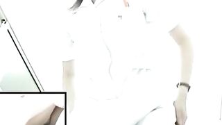 Asian hospital toilet spycam pooping