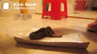 Chinese woman scat - video 3