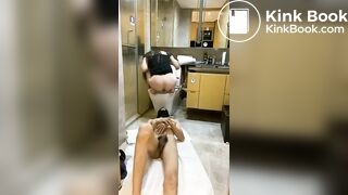 Toilet femdom chinese