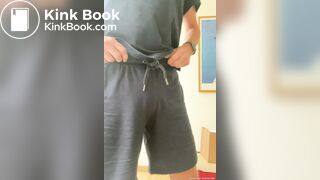 Morning cum in my messy diaper