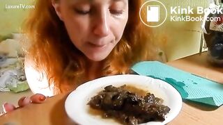 Eating shit for a dinner