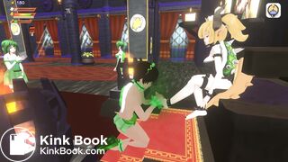 3D Femdom BOWSETTE Feet Piss Fart Scat Toilet