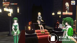 3D Femdom BOWSETTE Feet Piss Fart Scat Toilet