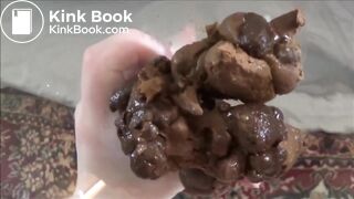 she poops on the bed where she was fucked