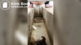 A Chinese girl have explosive diarrhea