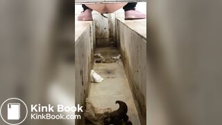 A Chinese girl have explosive diarrhea