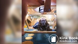 Chinese slave eats masters shit - video 2