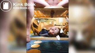 Chinese slave eats masters shit - video 2