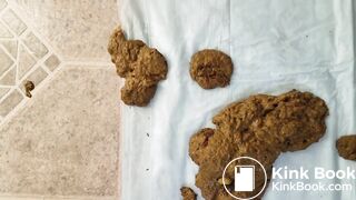 Ebony Bbw sloppy shit