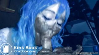 Dirty scat blowjob