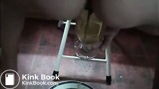 Woman diarrhea all over plate