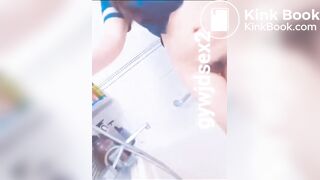 Korean self piss enema and pooping 1