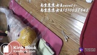 Real toilet slavery - imagine a party with a life toile