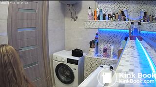 Woman pooping in Toilet 111