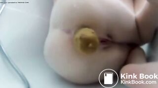 Huge Log of Shit Underwater