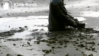 Girl in mud - video 2